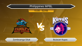 Philippines MPBL Zamboanga Sikat VS Bulacan Kuyas