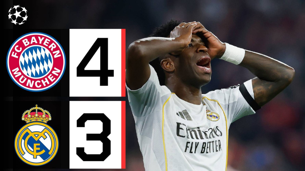 Real gục ngã trong đại chiến 7 bàn với Bayern